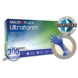 MICROFLEX UltraForm UF-524 Box Front 3D - Box with Glove